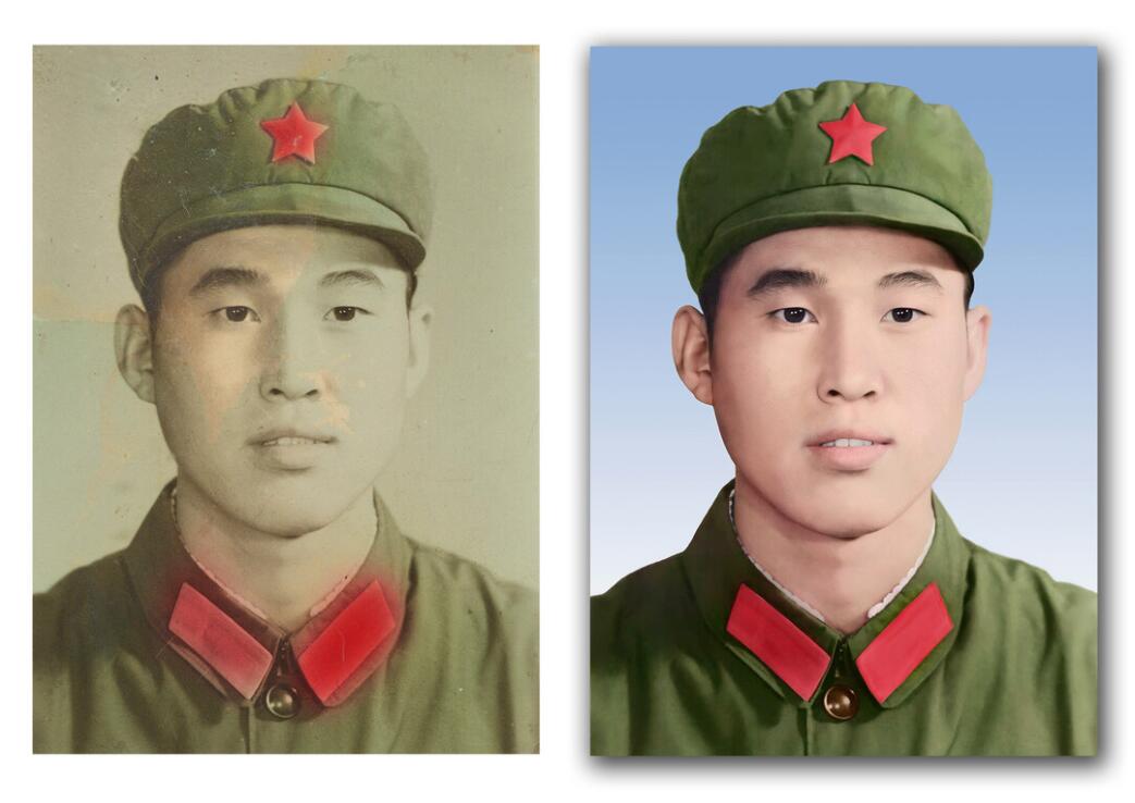 红花岗破损照片修复-18